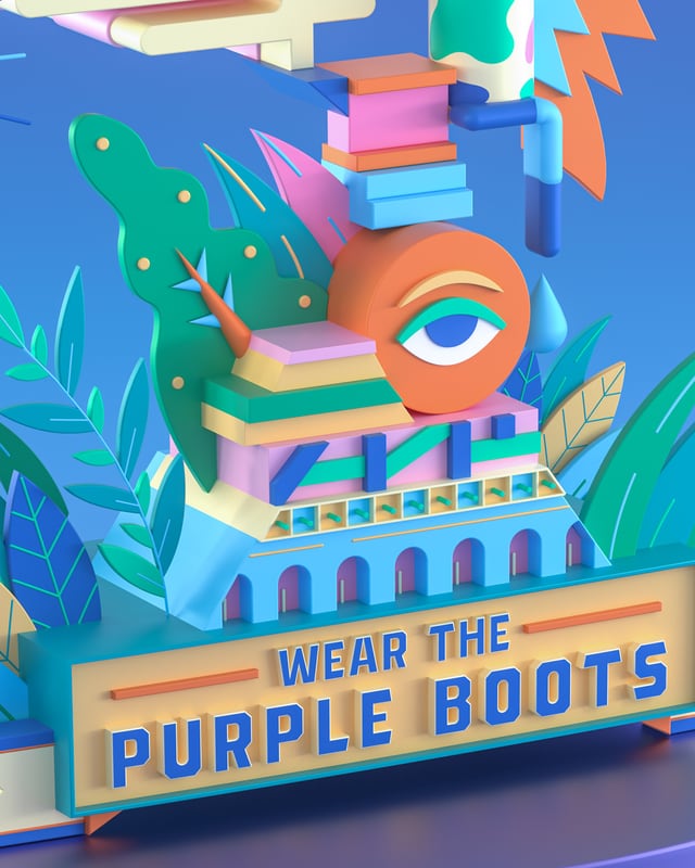 Purple Boots – image 3